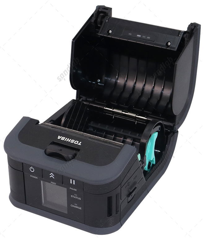 Toshiba TEC B-FP3D Etikettendrucker geöffnet